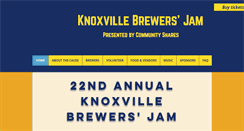 Desktop Screenshot of knoxvillebrewersjam.com